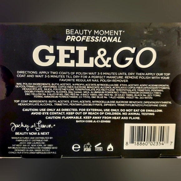 Gel Effect Nail Tools Set Long-Lasting Colors - Picture 2 of 3